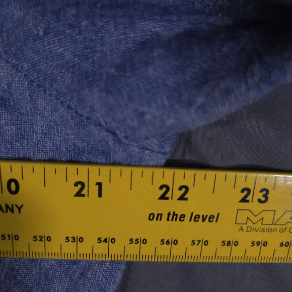 Freedom Trail by Kyodan Shift Dress Roll Tab Sleeve Linen Cotton Blend Size L - Picture 5 of 9